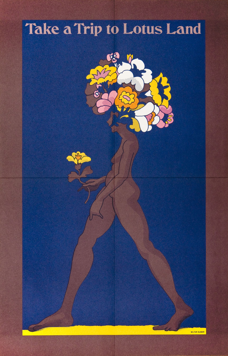 Nude with flowers for hair